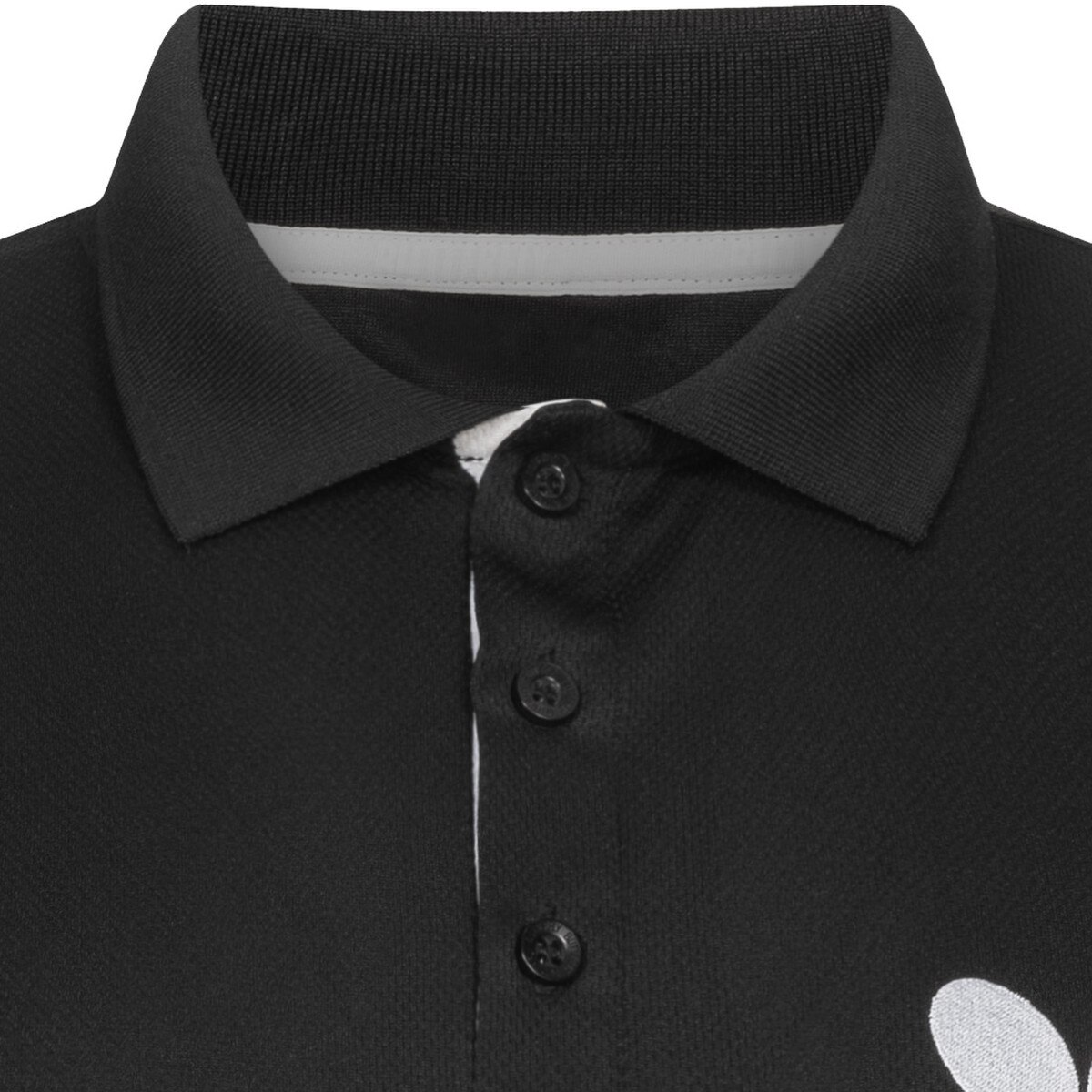 Butterfly Puren Shirt: Black Shirt Buttons